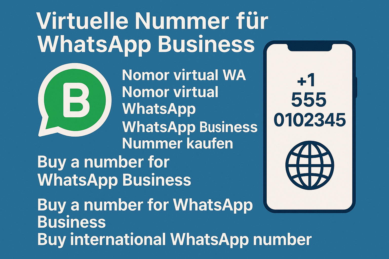 nomor virtual WA / nomor virtual WhatsApp for WhatsApp Business