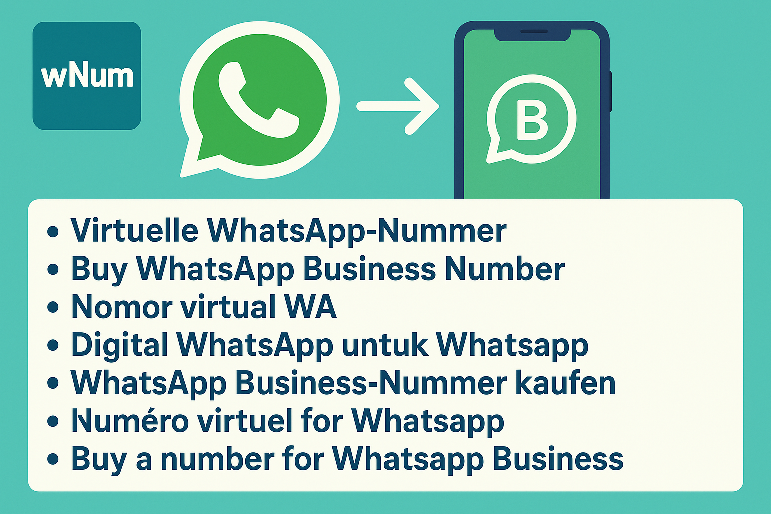 Virtuelle WhatsApp Nummer, Buy WhatsApp Business Number, digital whatsapp number use case
