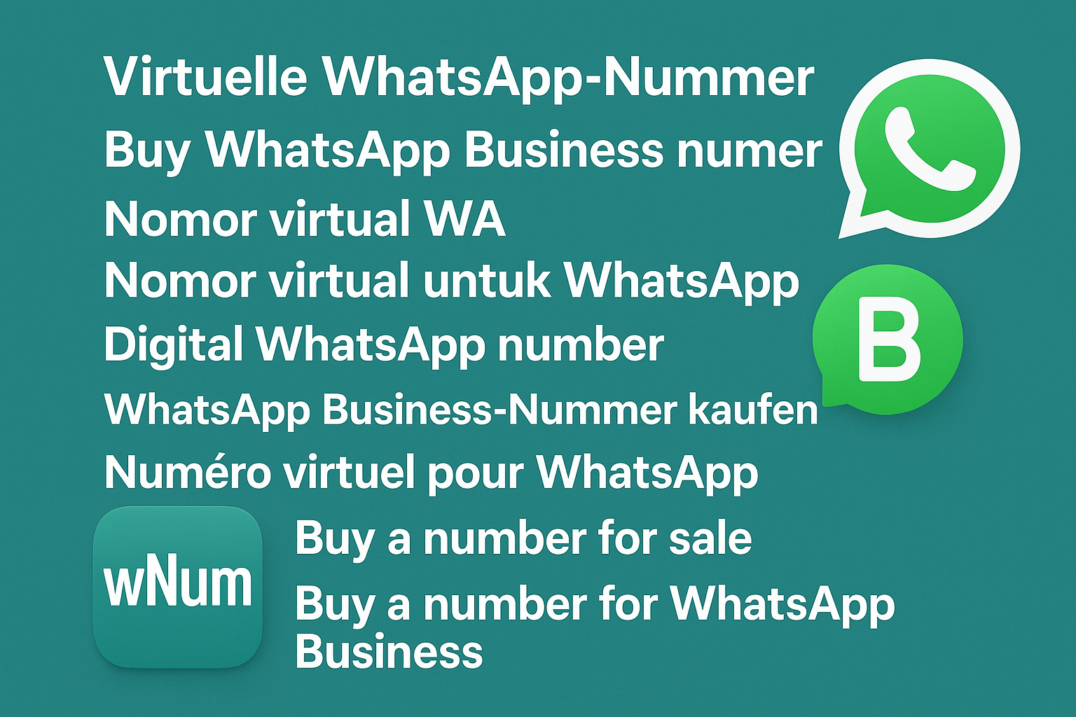 Buy WhatsApp Business Number, nomor virtual untuk whatsapp, WhatsApp number for sale