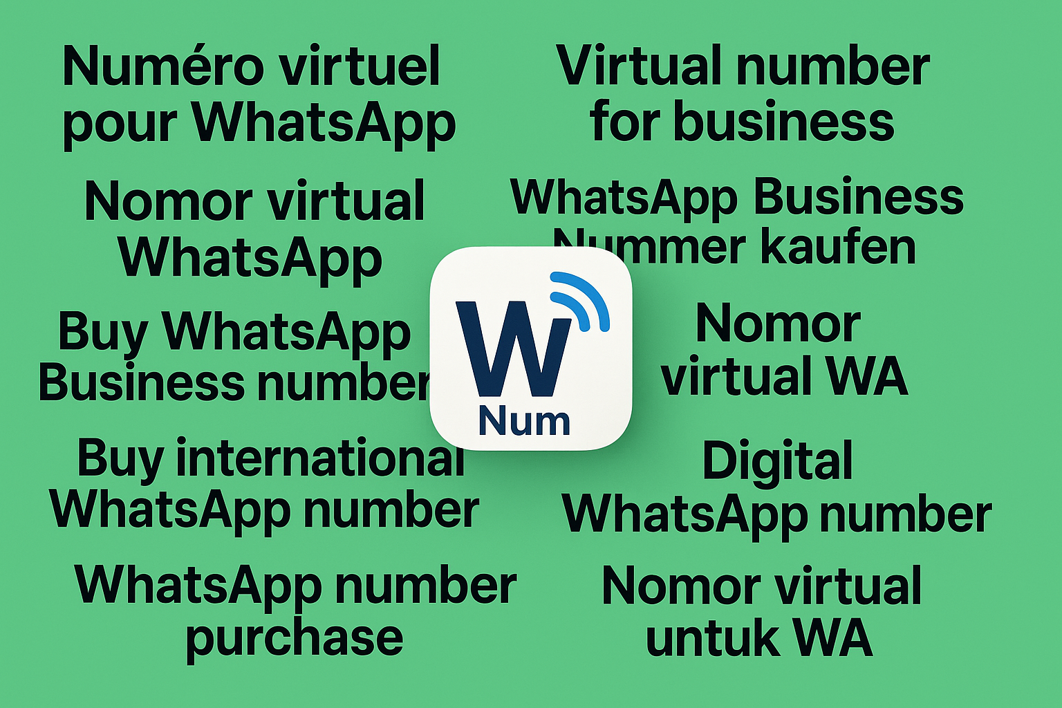 numéro virtuel pour whatsapp - virtual number for business preview