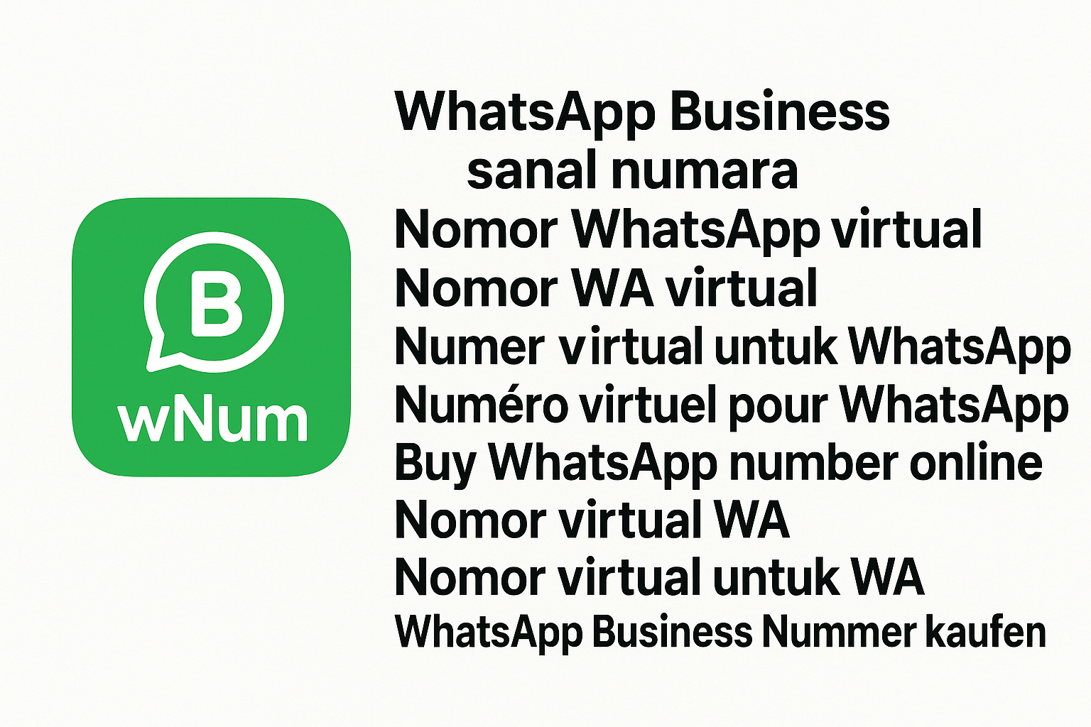WhatsApp Business Sanal Numara and Nomor WhatsApp Virtual - Secure Global Numbers