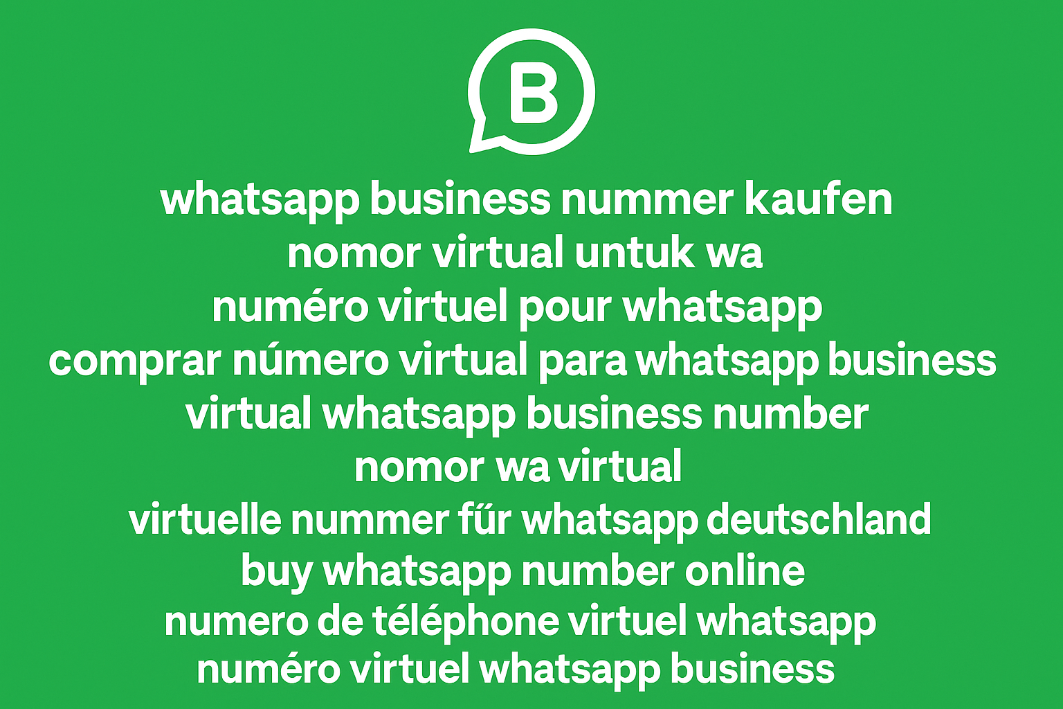 whatsapp business nummer kaufen, virtual whatsapp business number Deutschland, kaufen
