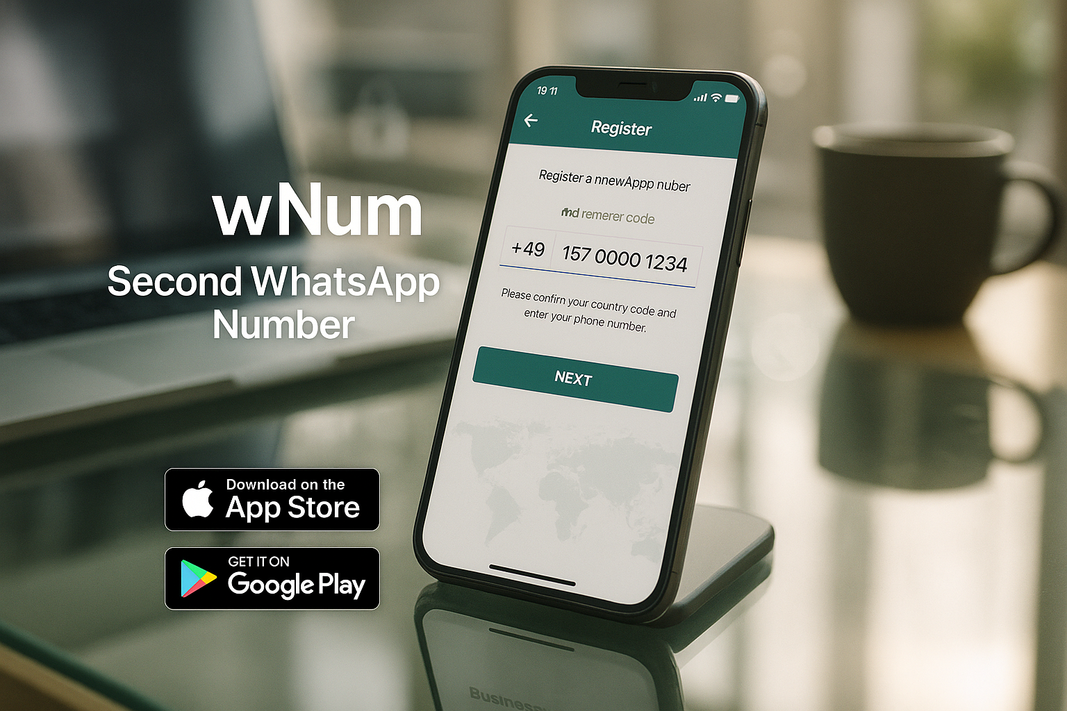 Numéro virtuel WhatsApp pour WhatsApp Business, activation instantanée avec wNum