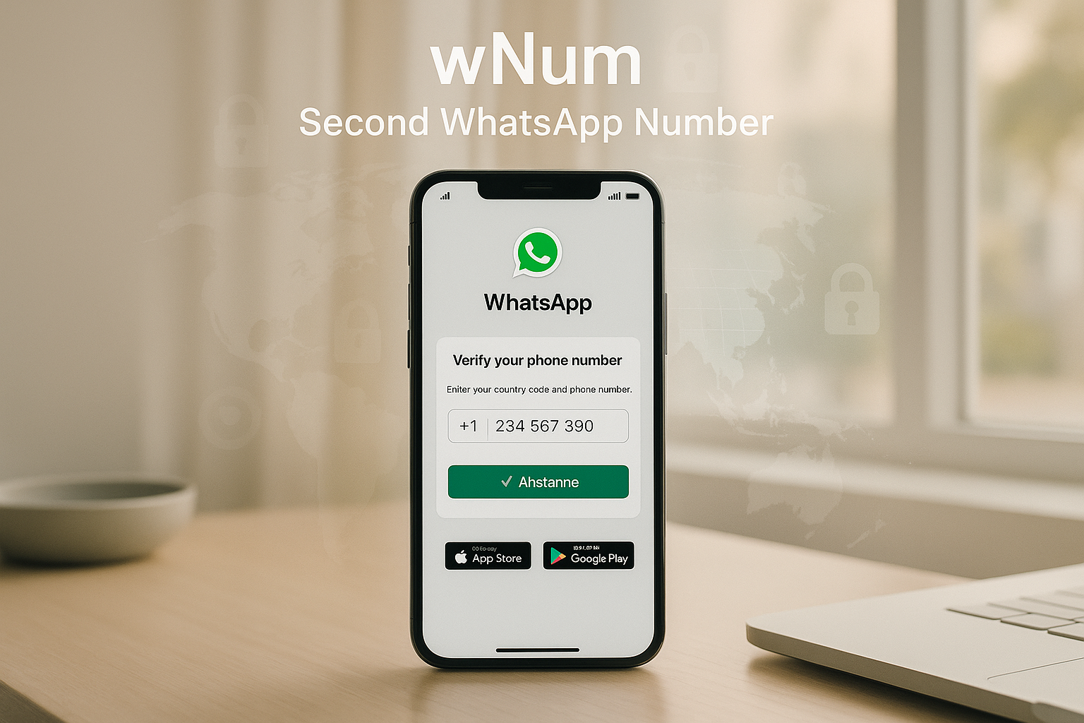 nomor virtual untuk wa, whatsapp business nummer kaufen, Türkiye'de sanal WhatsApp numarası enerjik illustrasyon