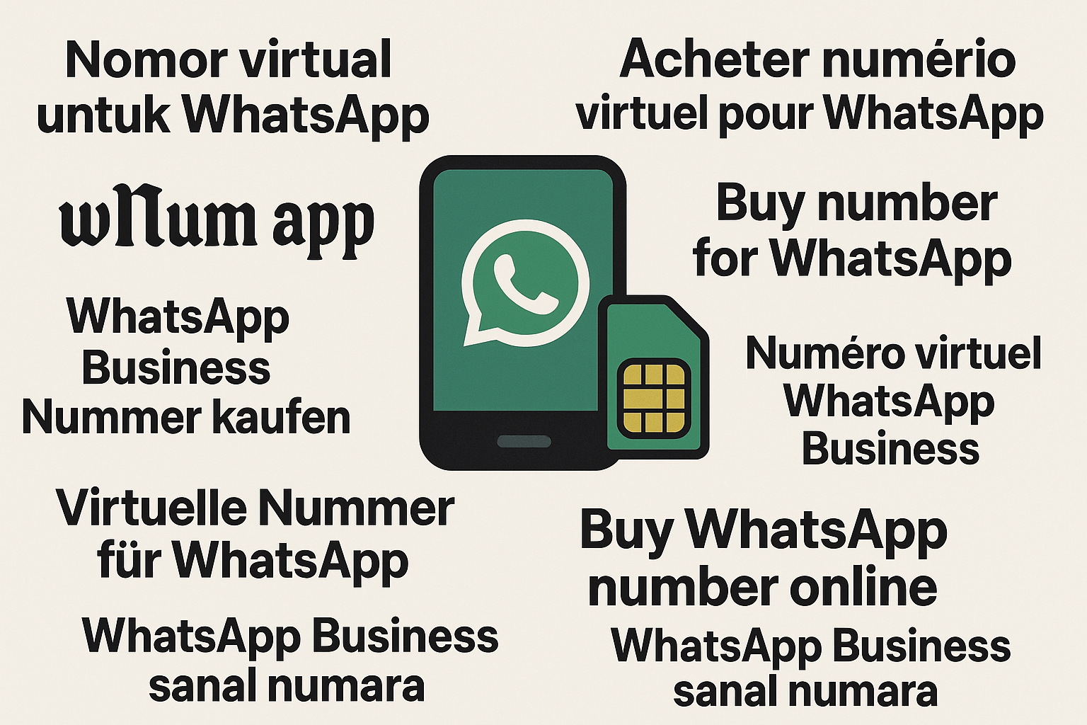 WhatsApp business sanal numara ile global müşteri ağı