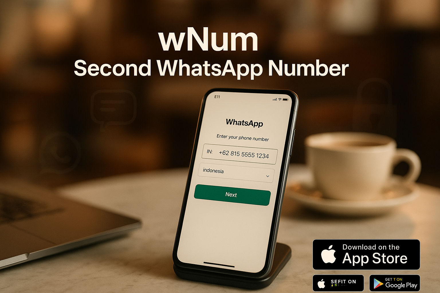 numéro virtuel gratuit pour whatsapp - WhatsApp Num screenshot