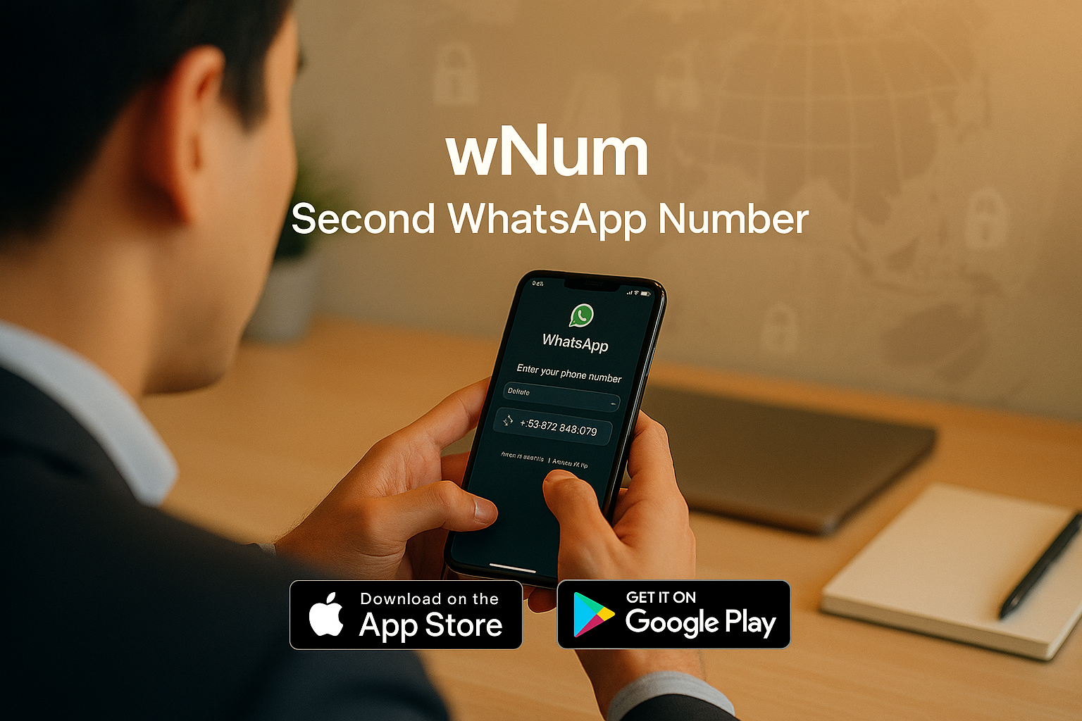 WhatsApp sanal numara ücretsiz ve numéro virtuel WhatsApp gratuit çözümleri görseli
