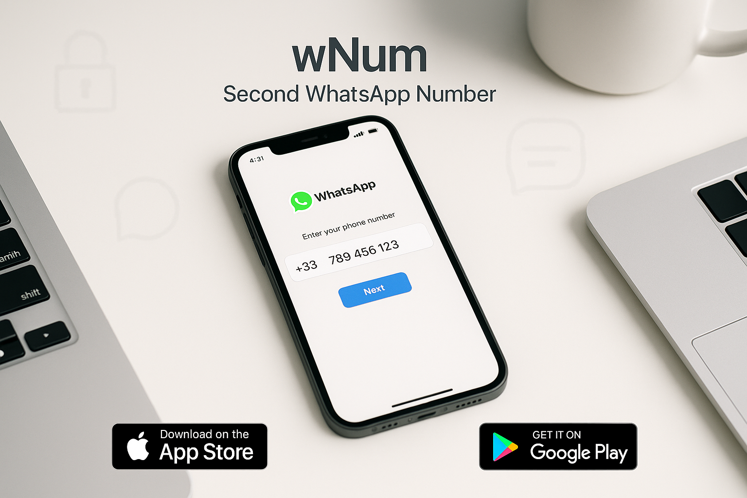 Panel de número virtual WhatsApp gratis sin app y OTP WhatsApp gratis