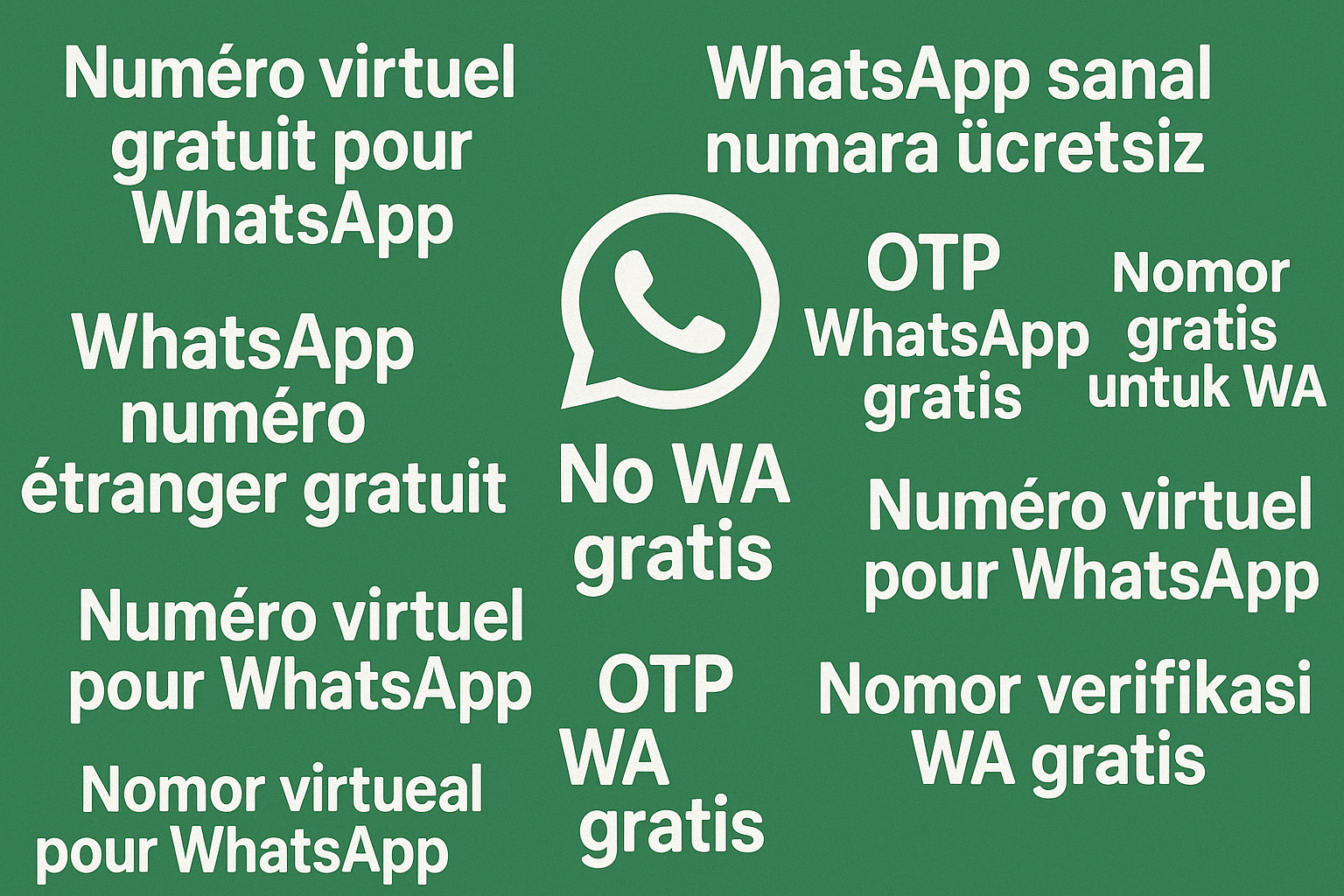Ejemplo de numero virtuel pour whatsapp gratuit y nomor gratis untuk wa en diferentes países