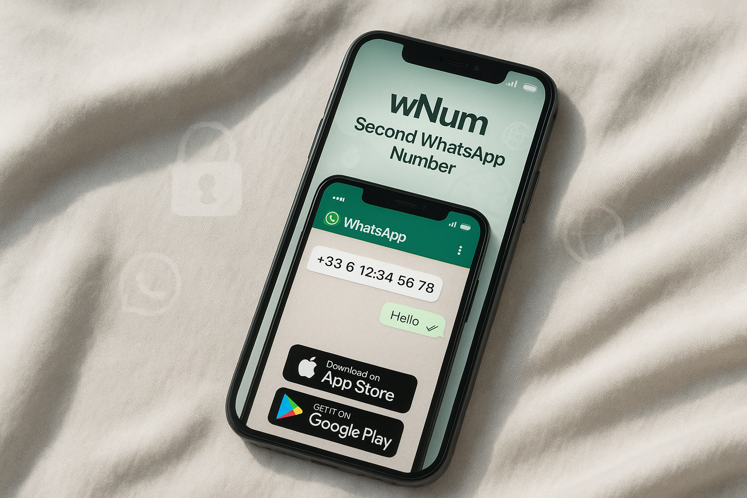 WhatsApp için ücretsiz sanal numara ve numéro virtuel gratuit pour whatsapp ekran görüntüsü