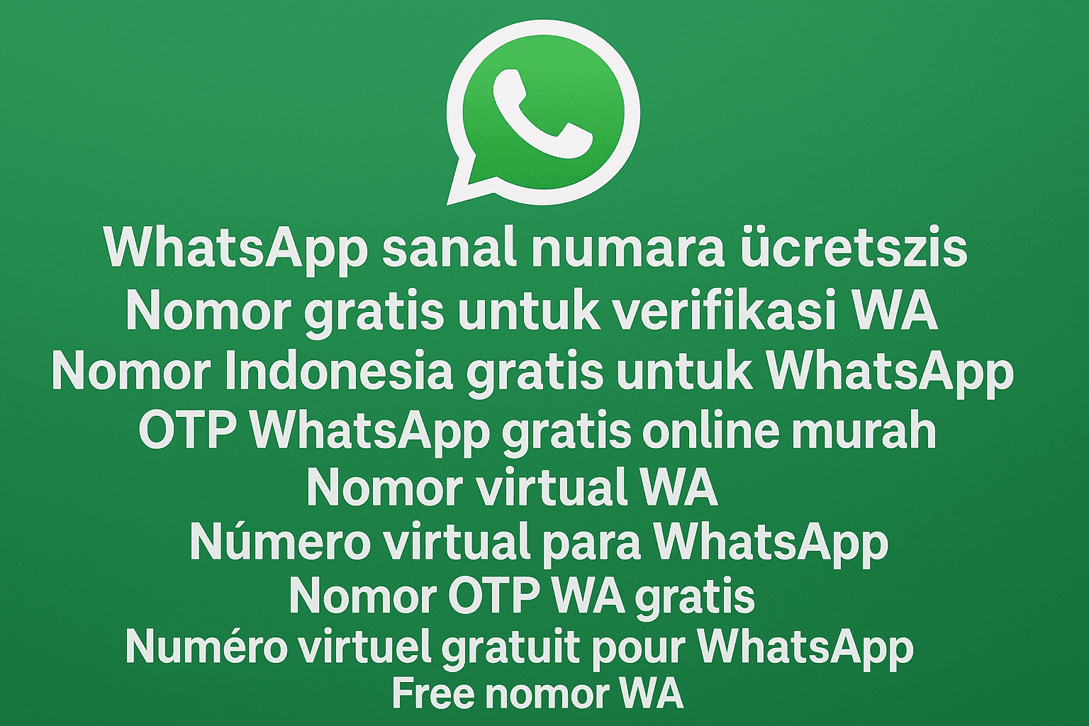 Marketing funnel using free nomor WA, nomor gratis untuk verifikasi WA and paid nomor virtual WA from wNum