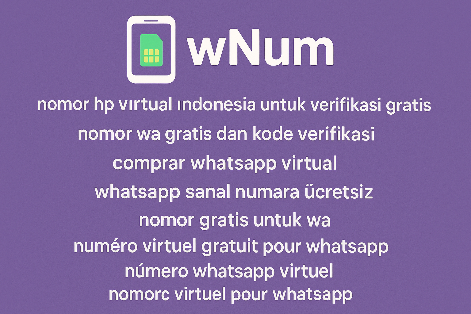 Tampilan kode verifikasi di nomor wa gratis dan numero virtuel pour whatsapp