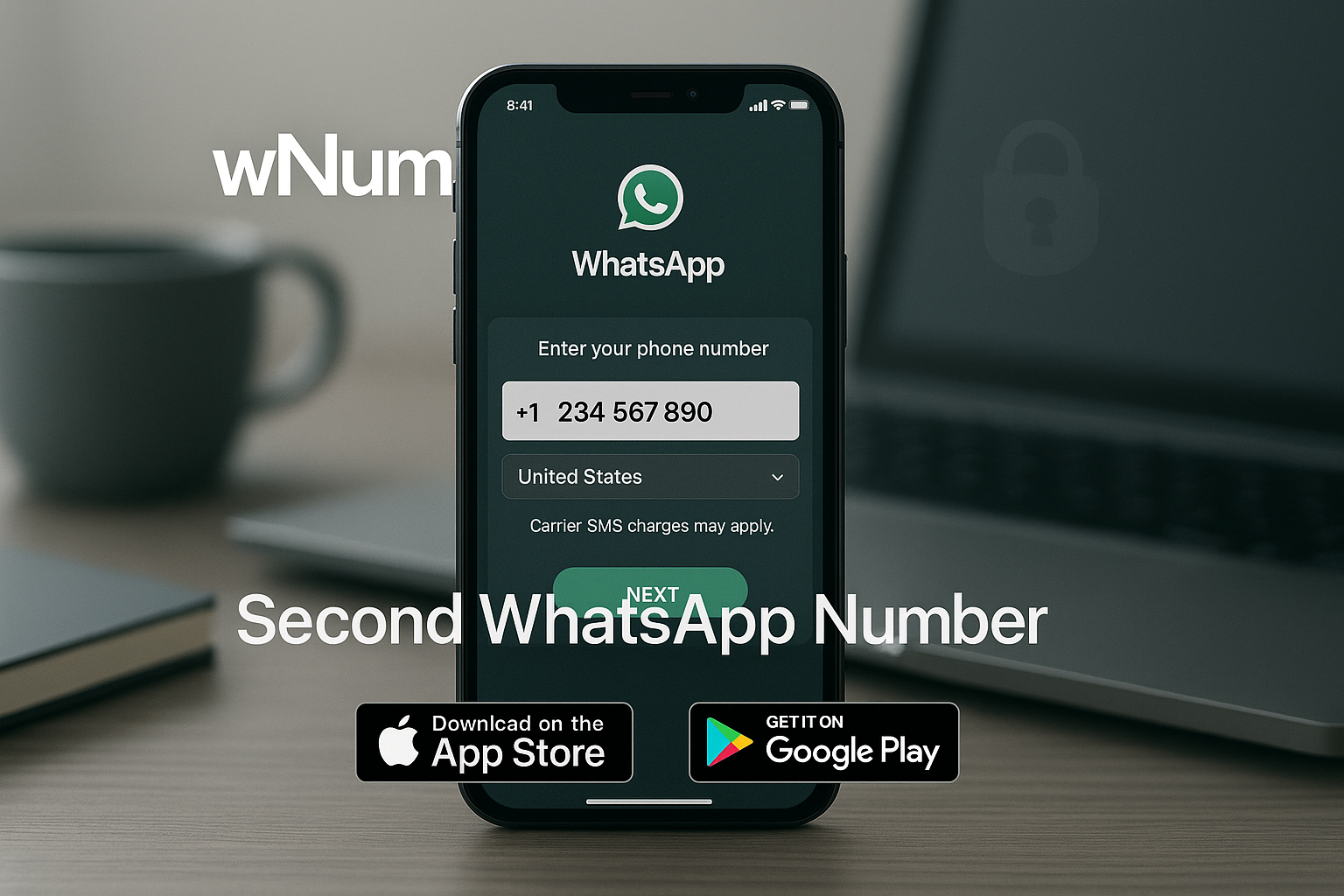 Ilustrasi nokos WA gratis dan nomor hp virtual Indonesia untuk verifikasi gratis di wNum