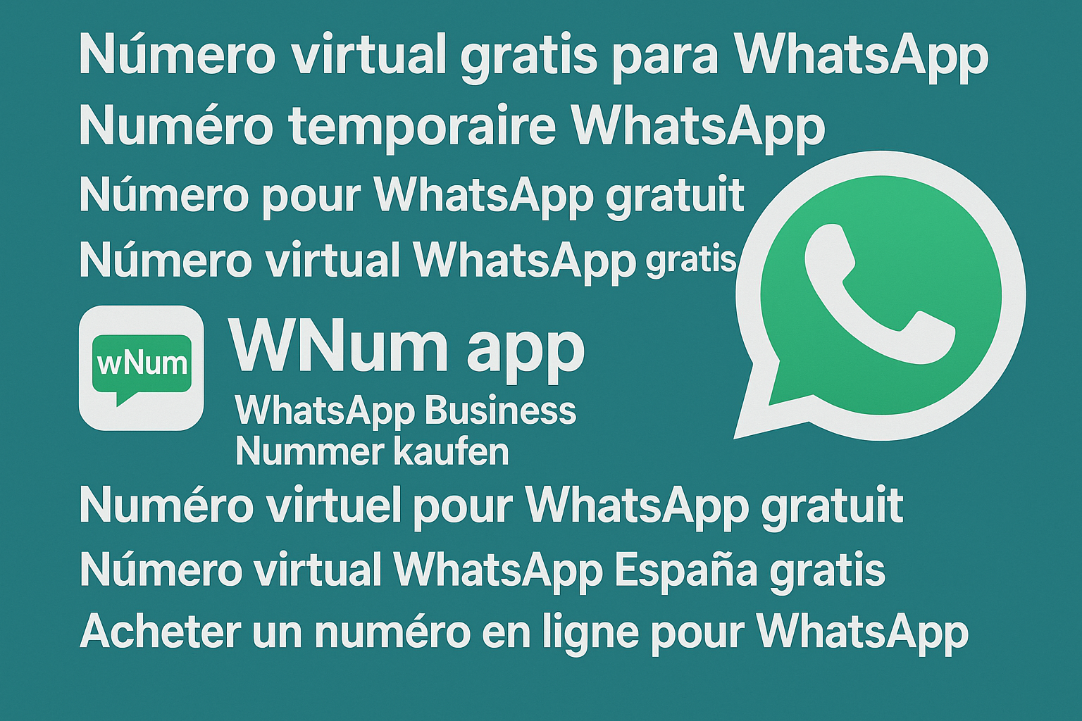 wnum app número virtual whatsapp gratis para empresas y autónomos