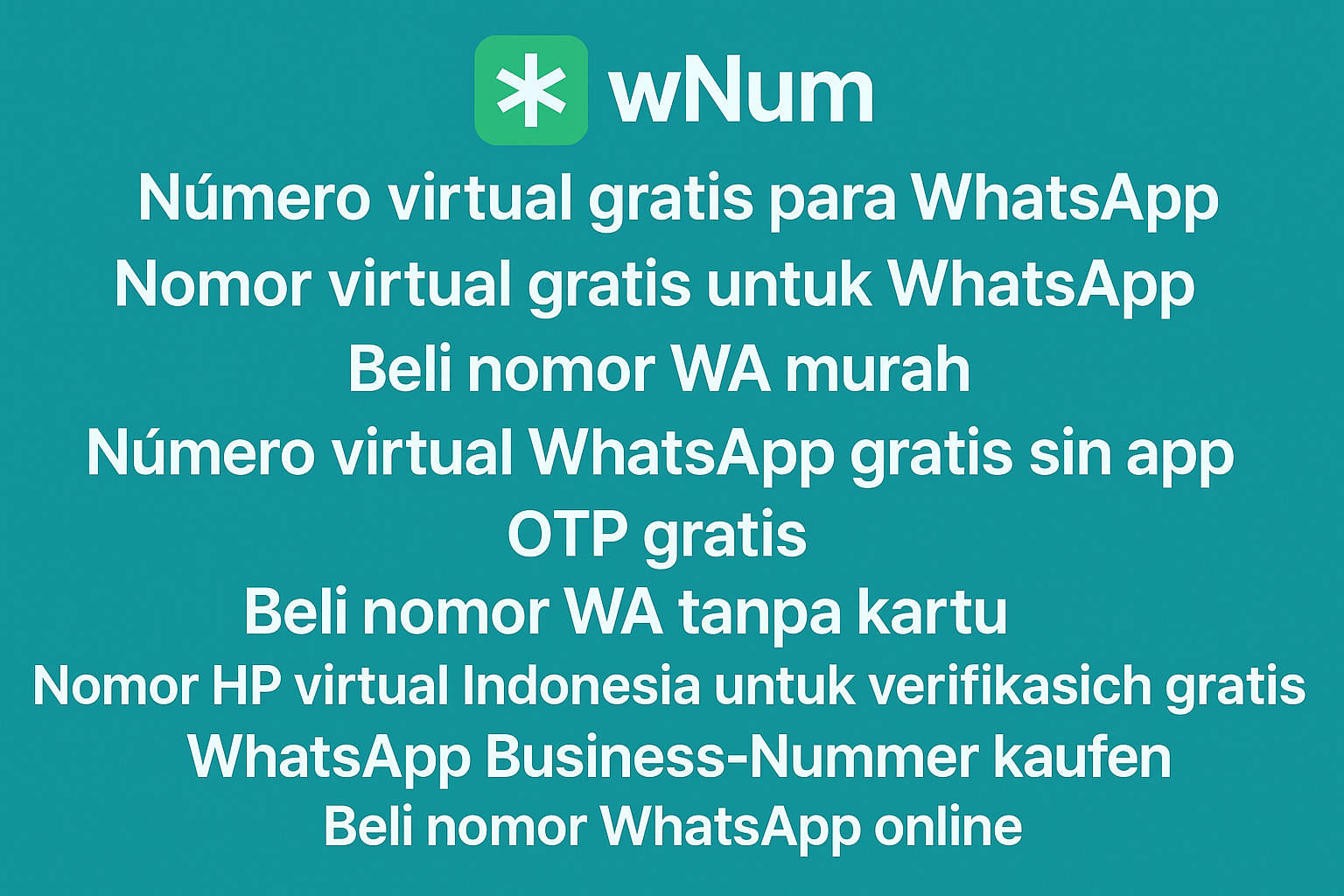 Ejemplo de compra de número virtual WhatsApp online y beli nomor wa murah