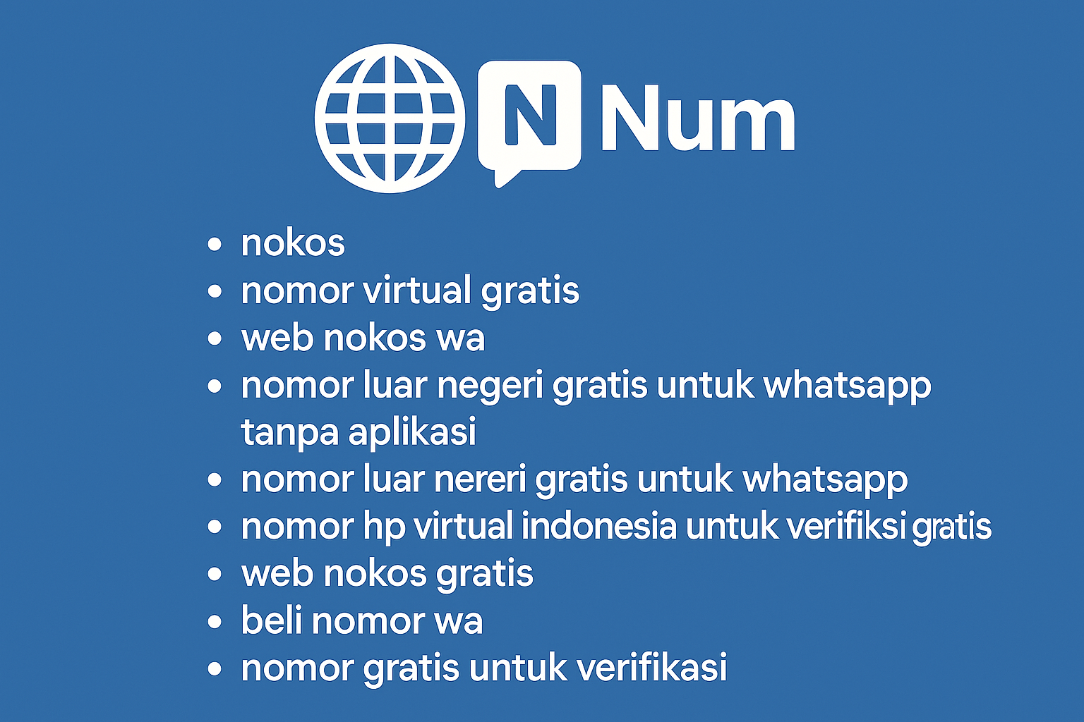 Dashboard web nokos gratis dan web jual nokos WA untuk nomor luar negeri gratis untuk WhatsApp