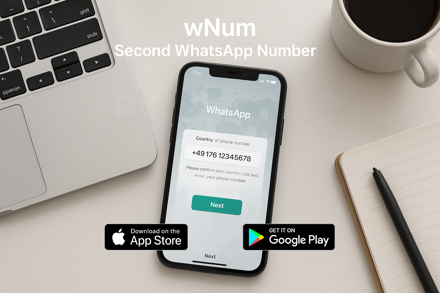 Ilustrasi nomor virtual gratis untuk WhatsApp, nokos, dan otp online gratis dari berbagai negara