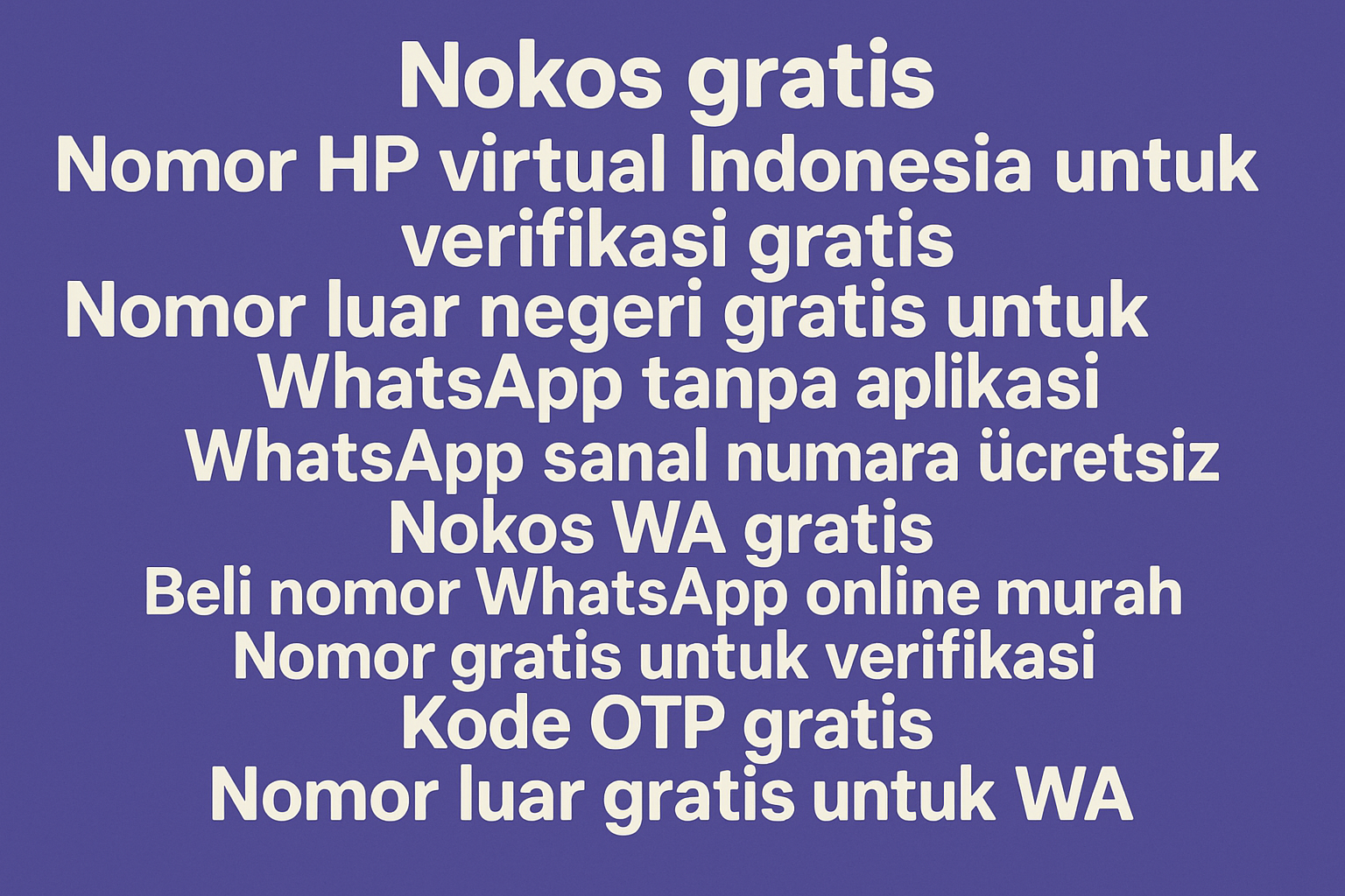 Dashboard wNum untuk nomor otp gratis dan nomor hp virtual Indonesia