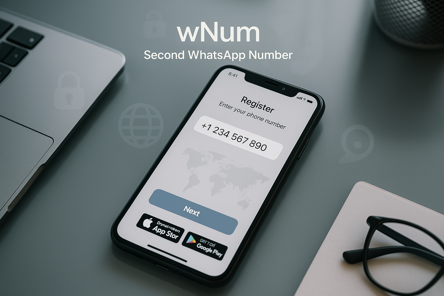 Ilustrasi nomor online Indonesia untuk verifikasi dan otp gratis di WhatsApp