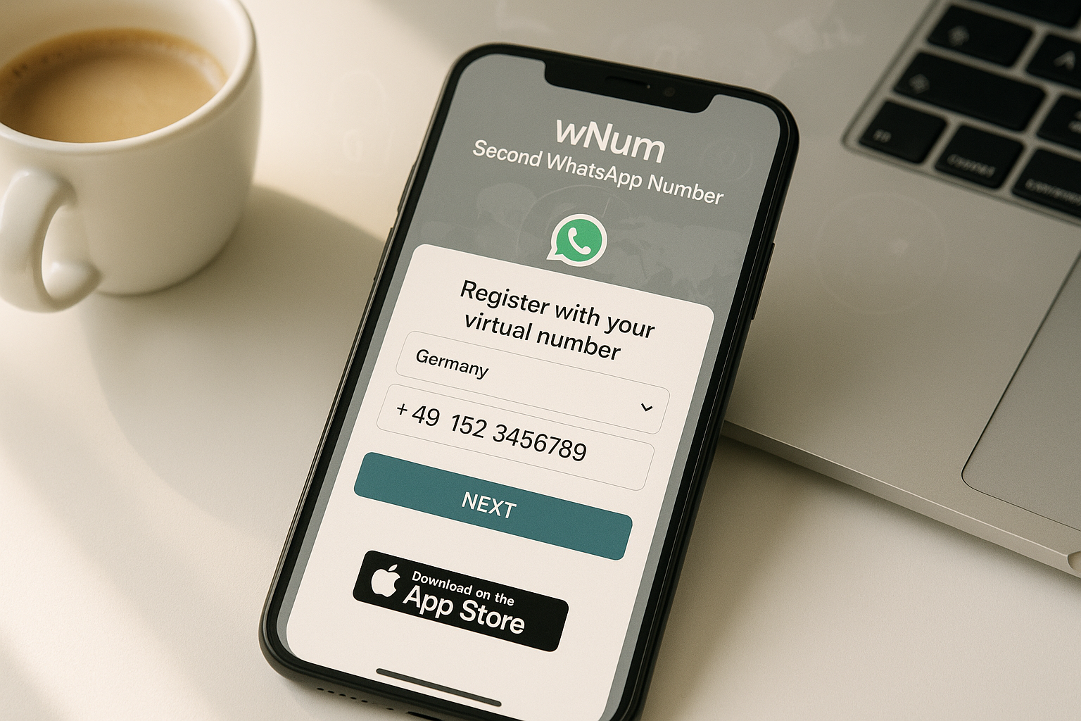 Ilustrasi nokos murah dan nomor virtual gratis untuk OTP WhatsApp Indonesia