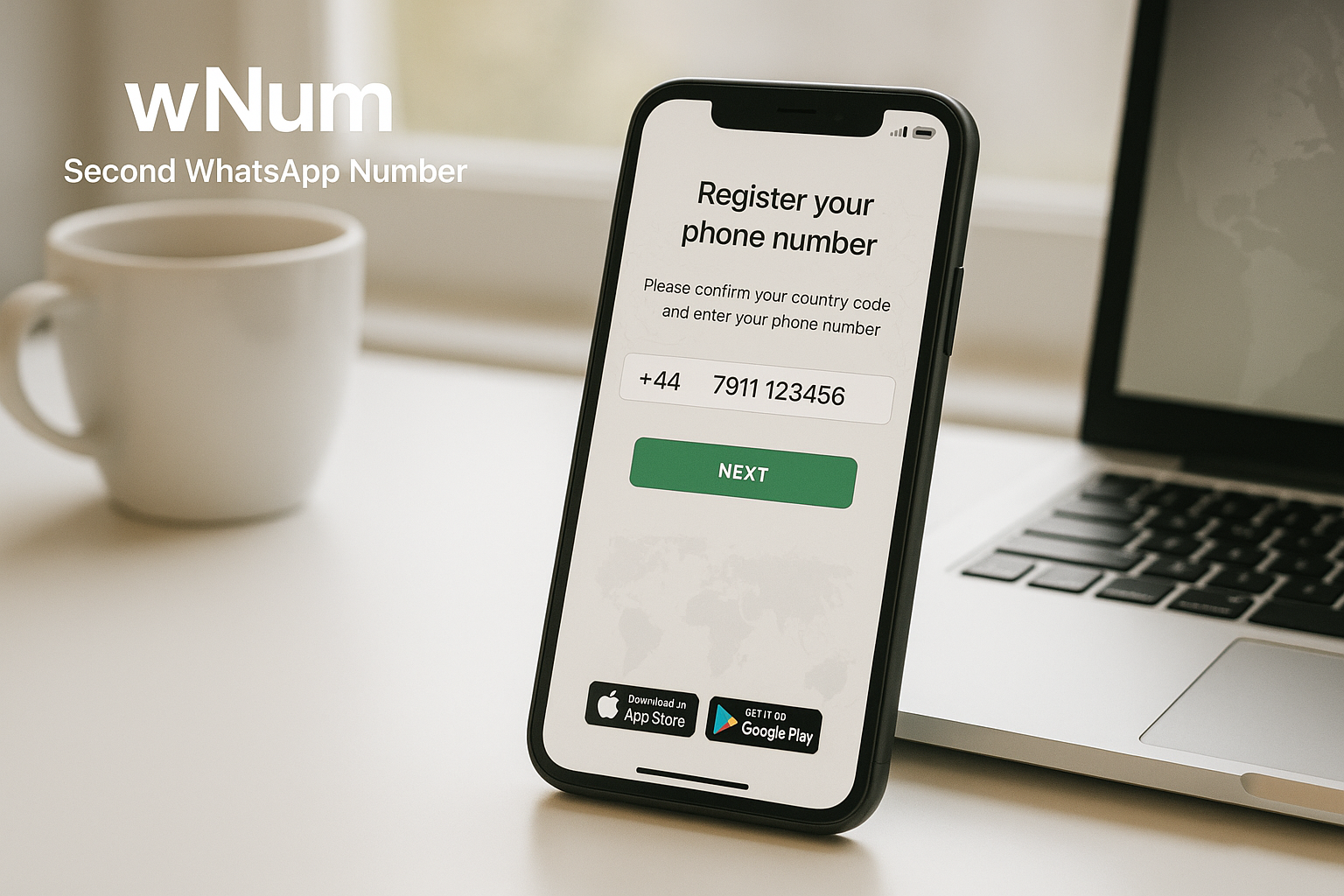 Número virtual gratis para WhatsApp y WhatsApp Business desde 40 países con wNum