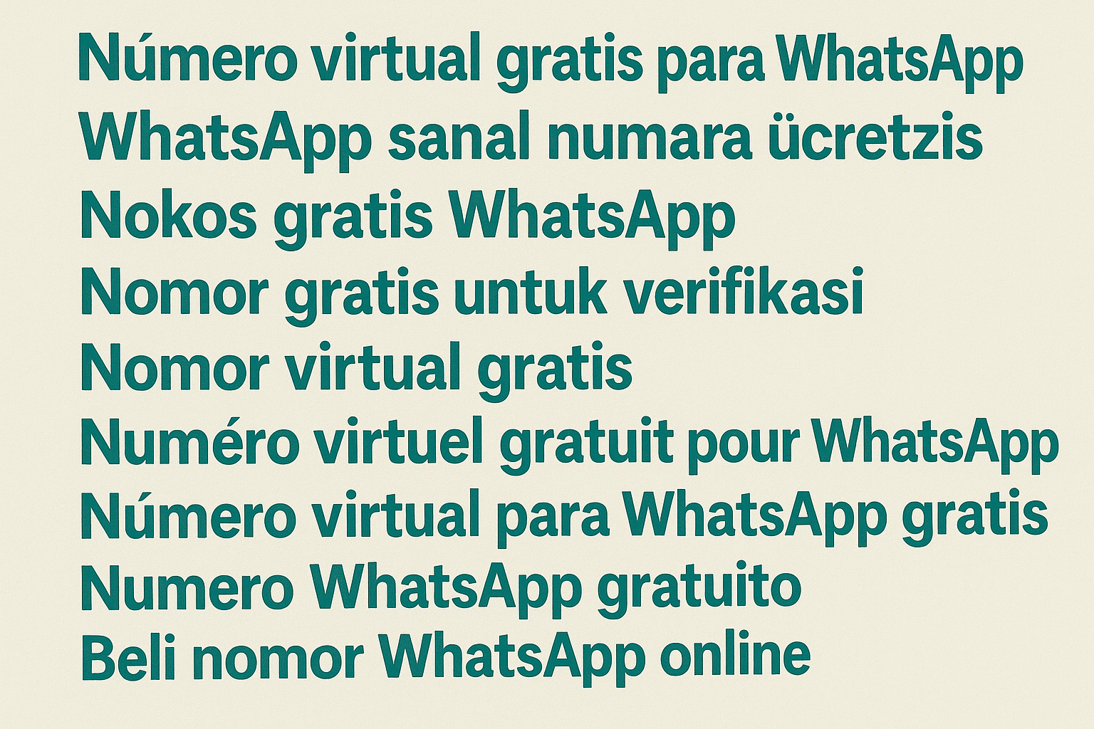 Panel de wNum mostrando número virtual gratis para WhatsApp y códigos OTP