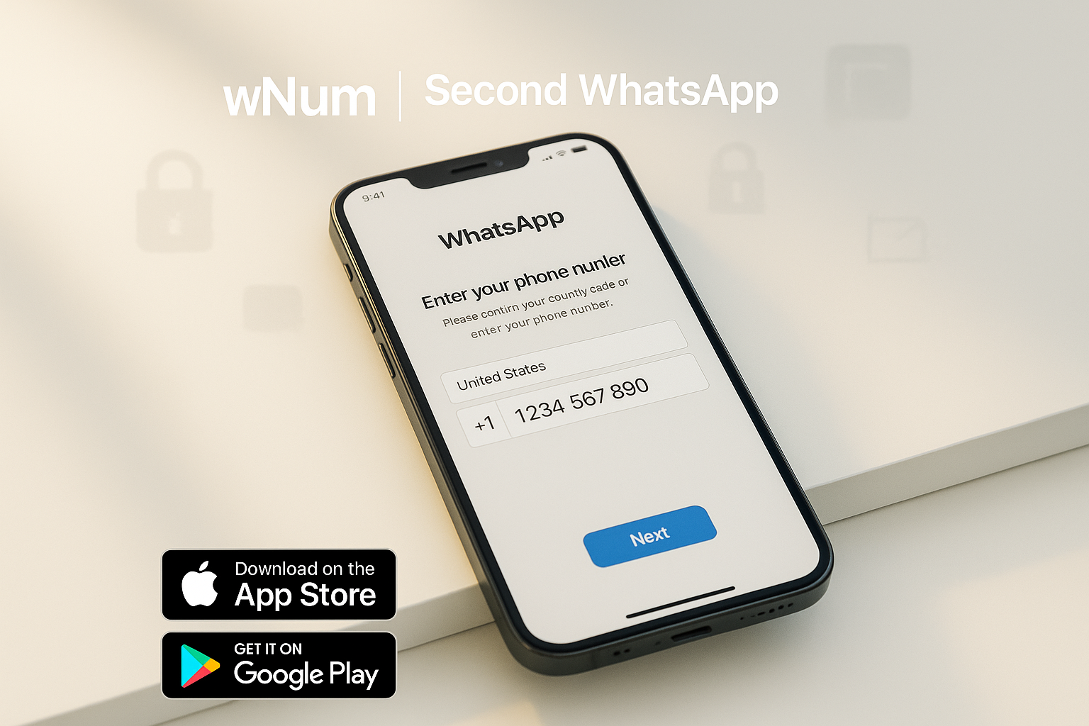 whatsapp sanal numara ücretsiz ve ücretsiz whatsapp numarası alma sürecini gösteren wNum ekran görüntüsü