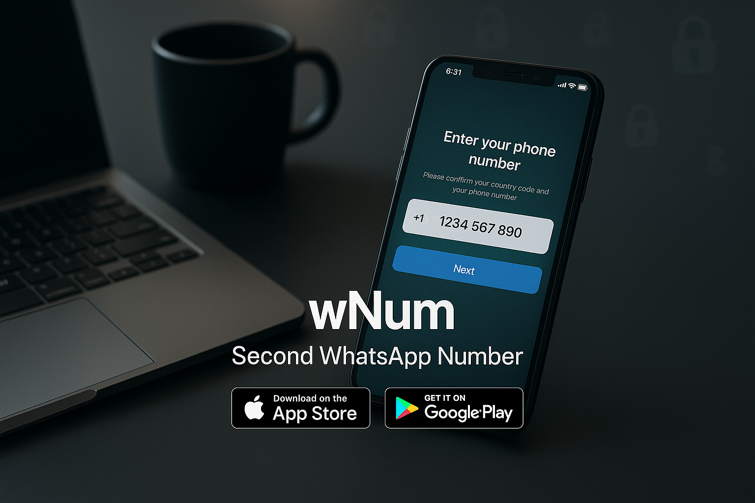 Ilustrasi nokos WA dan nomor virtual gratis untuk WhatsApp Business