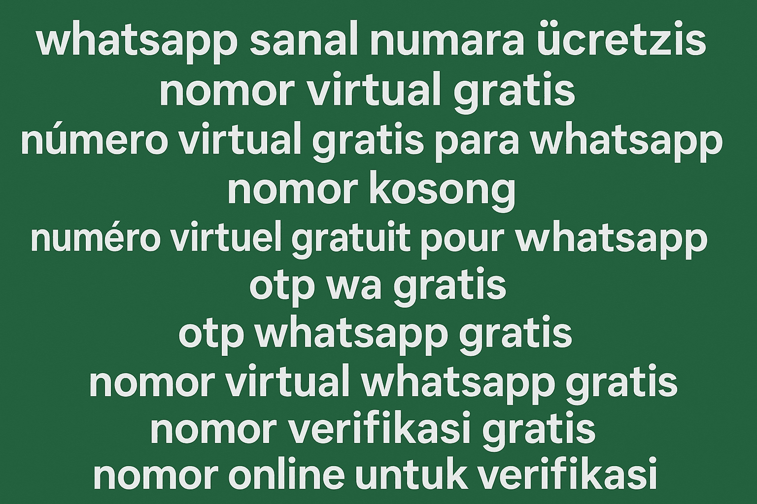 whatsapp sanal numara ücretsiz dan nomor virtual gratis untuk aktivasi WhatsApp Business