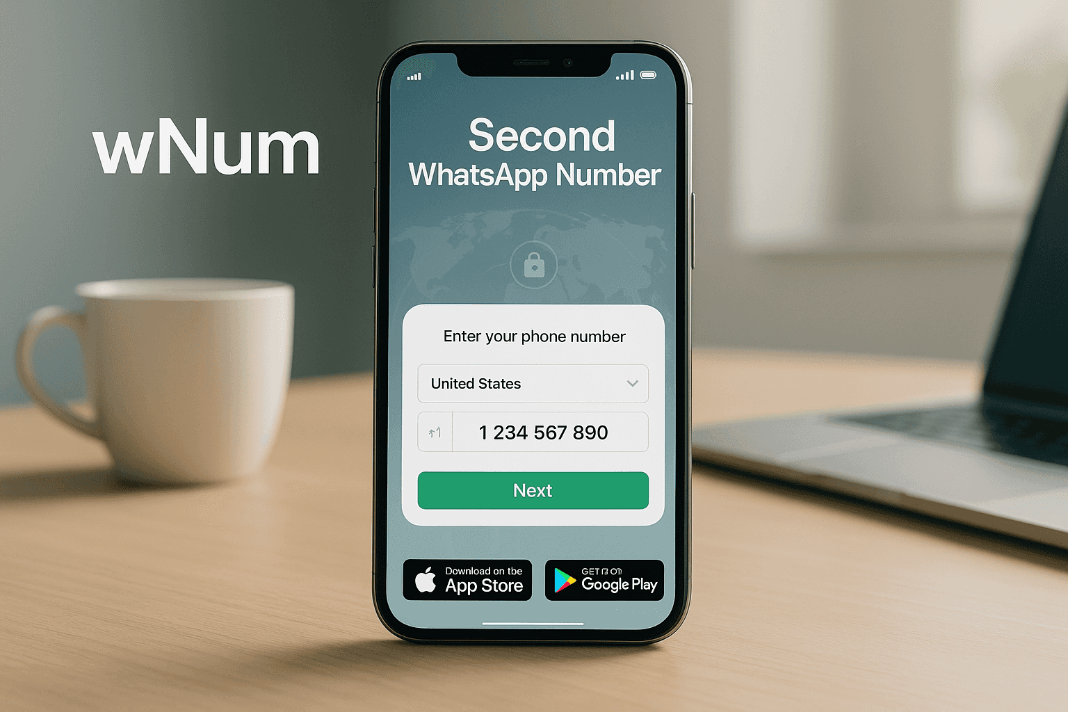 numéro virtuel gratuit and virtual number for WhatsApp activation interface