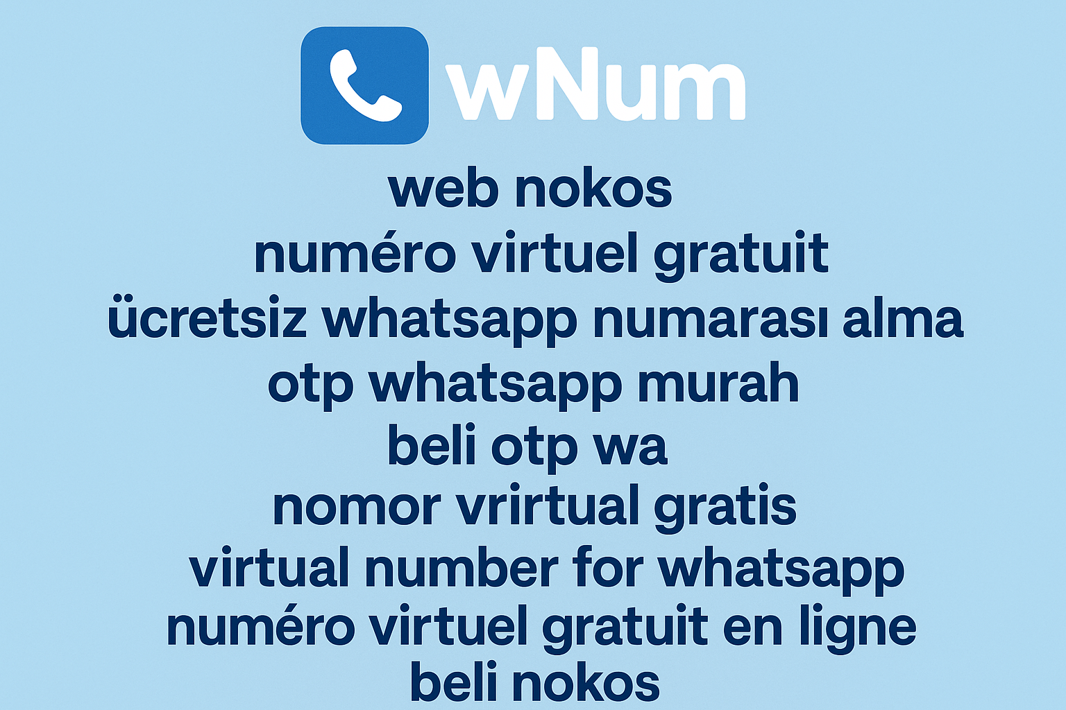 nomor virtual and OTP WhatsApp murah illustration for WhatsApp Business setup