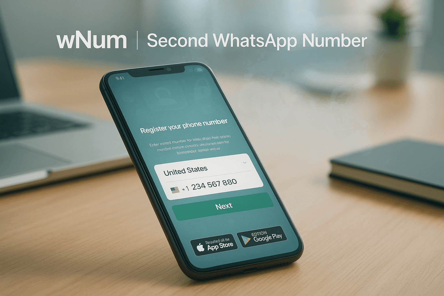 numéro virtuel gratuit and virtual number for WhatsApp activation interface