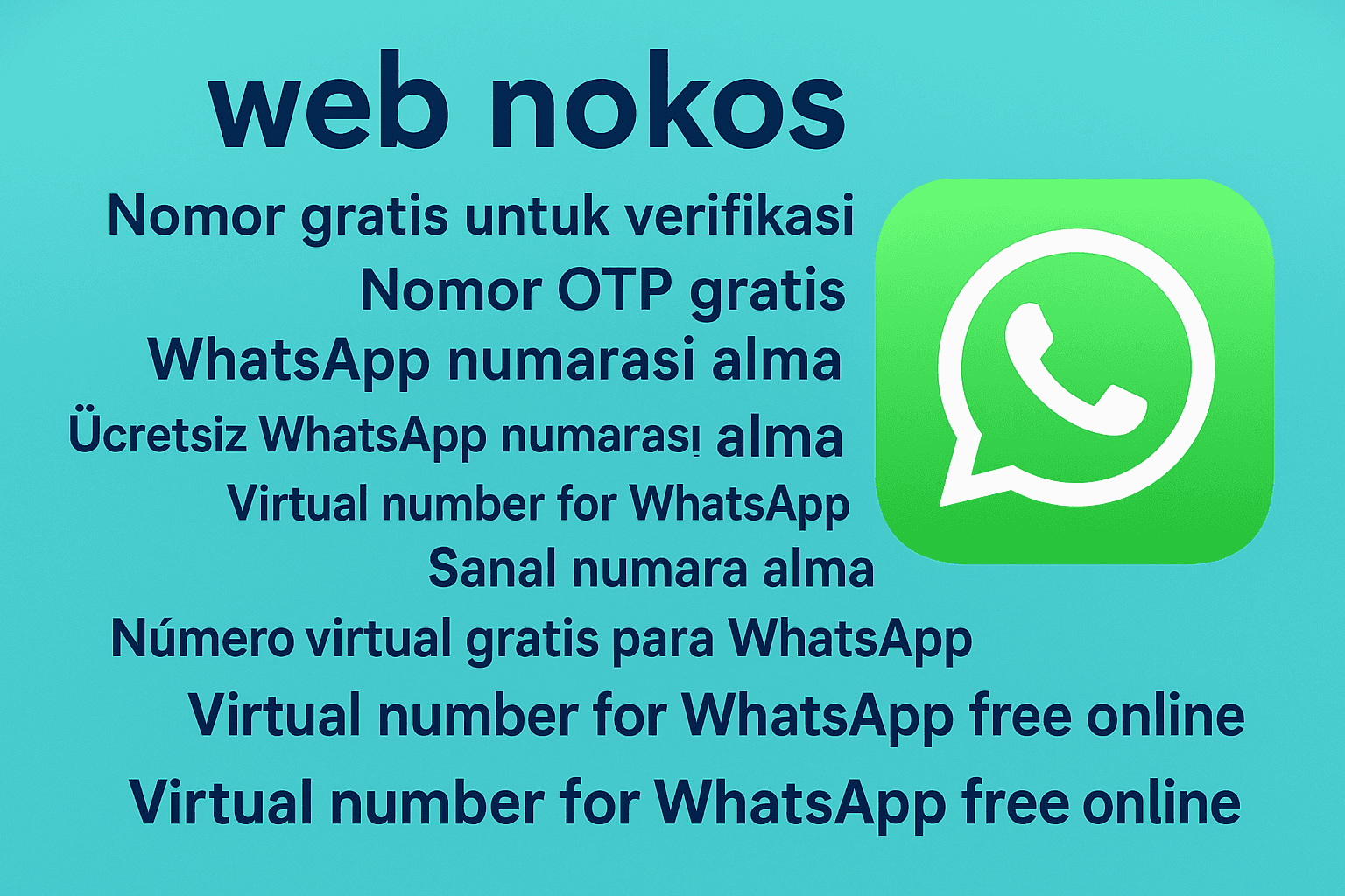 virtual number for whatsapp free online dan nomor otp gratis