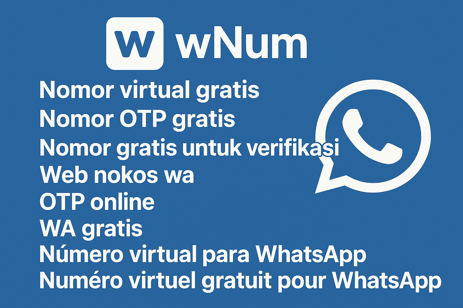 Dashboard web nokos WA untuk jual nokos WA dan nomor gratis untuk verifikasi