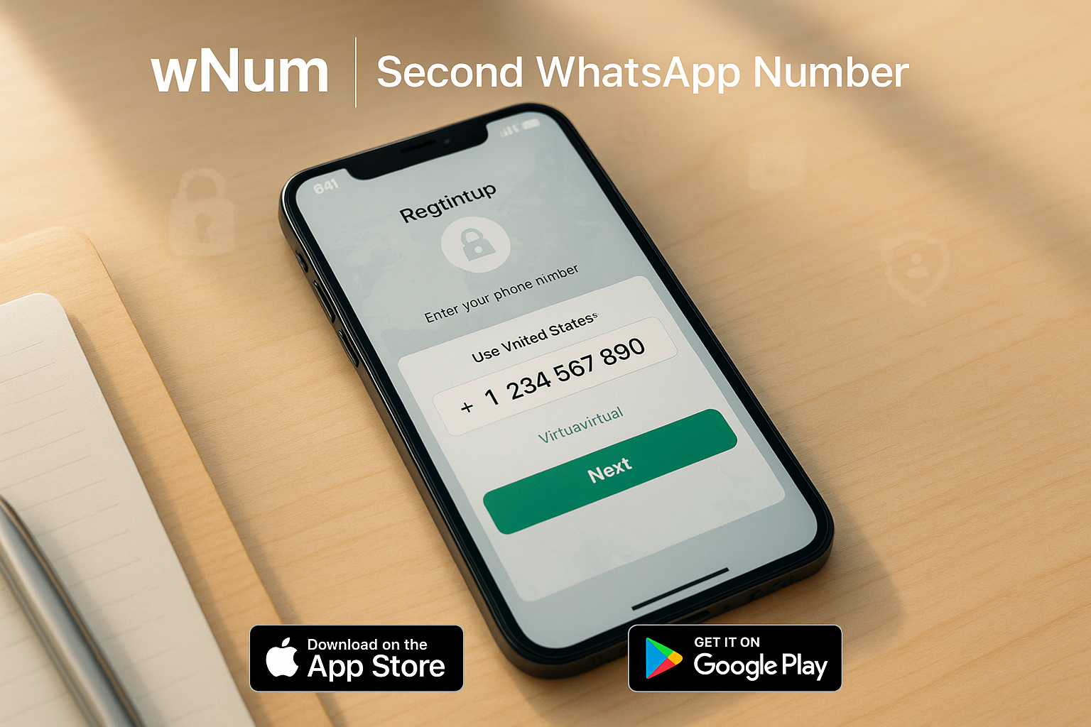 Ilustrasi nokos murah dan nomor otp gratis untuk verifikasi WhatsApp