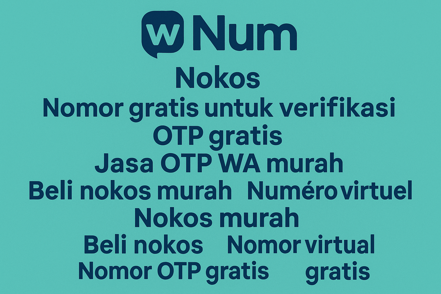Dashboard wNum untuk jasa OTP WA murah dan nomor virtual gratis