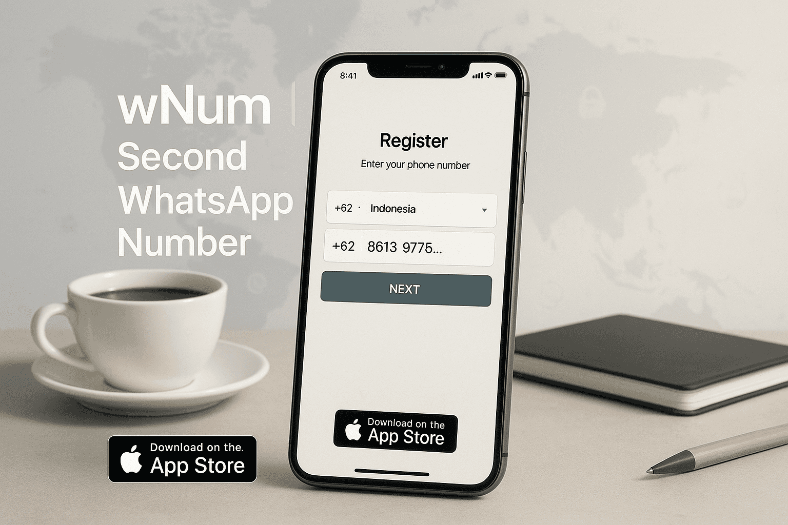 Ilustrasi beli nokos dan nomor virtual WhatsApp murah untuk verifikasi OTP