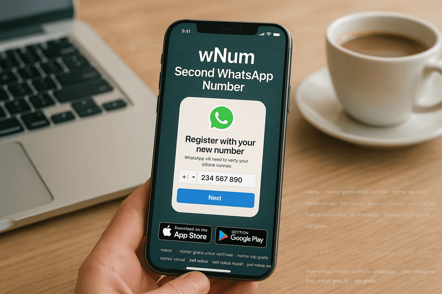 nokos dan nomor virtual untuk verifikasi WhatsApp dengan otp gratis cepat