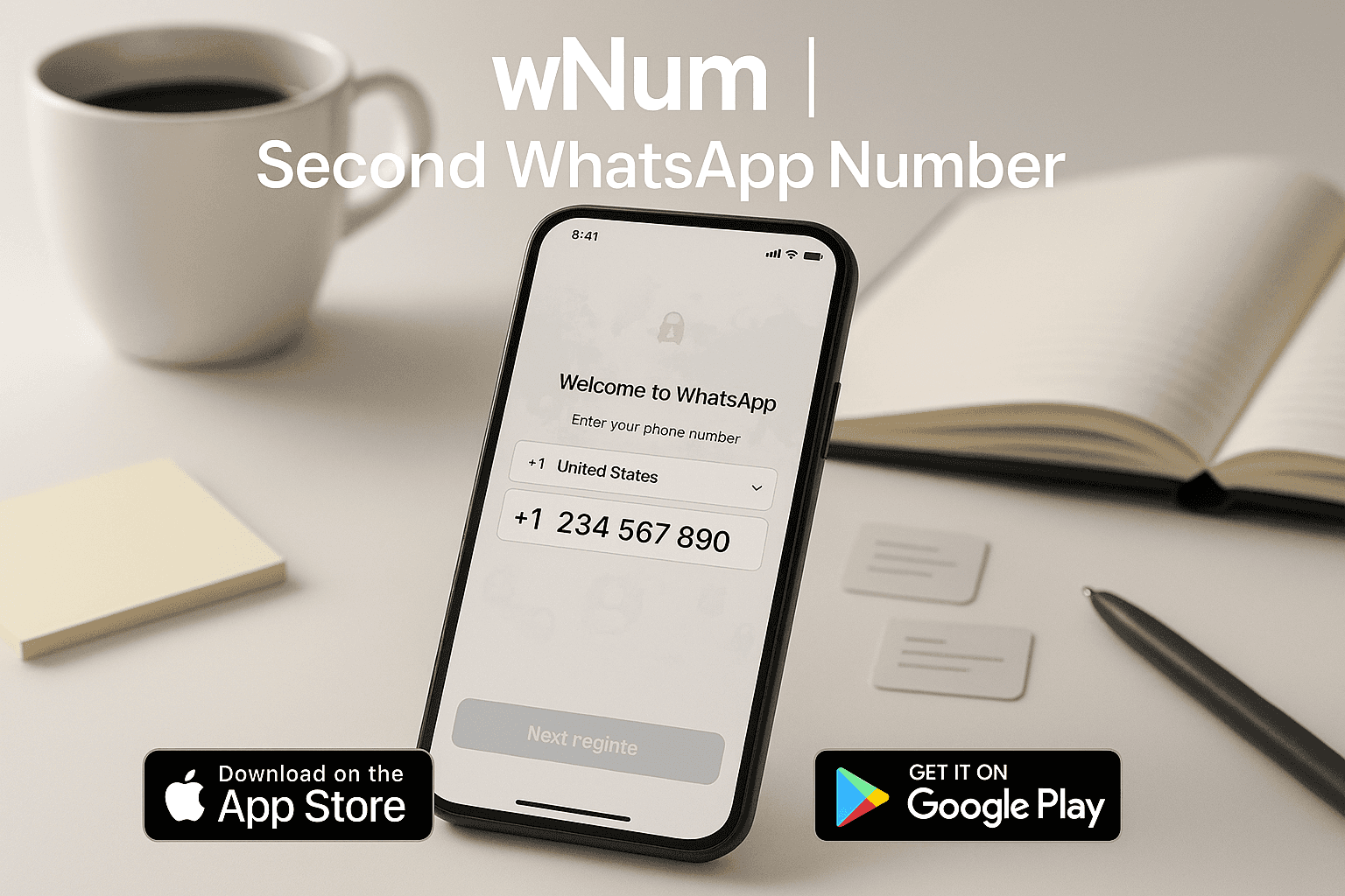 Ilustrasi nokos dan nomor virtual gratis untuk WhatsApp serta free virtual number for whatsapp