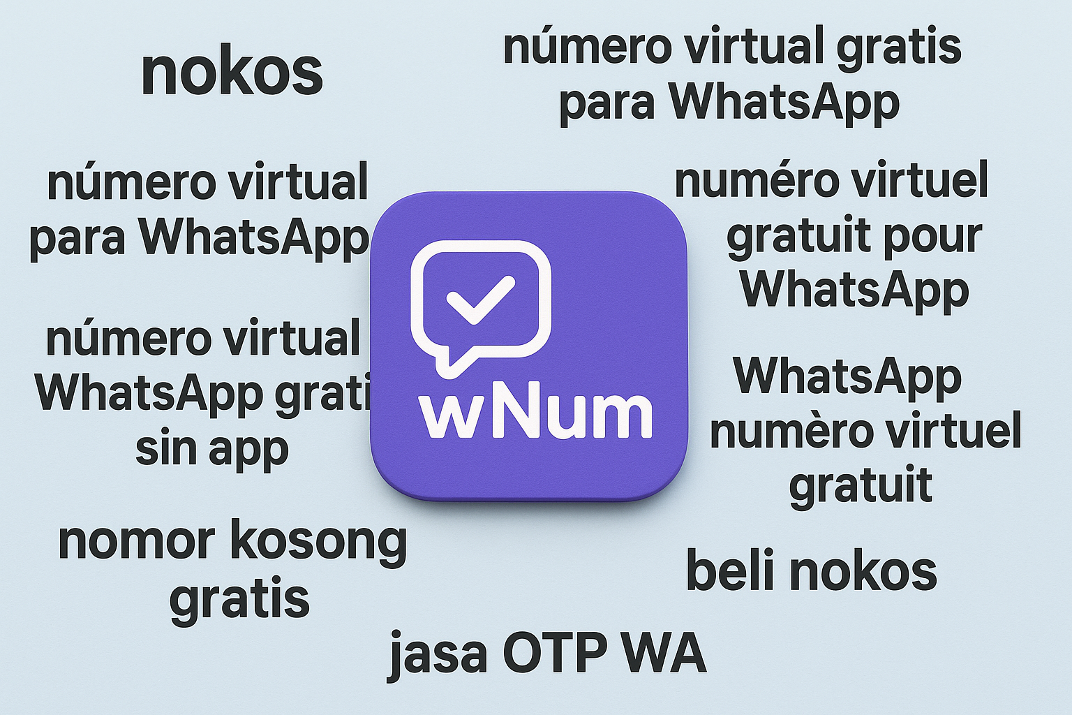numero virtual para WhatsApp and jasa OTP WA support visual
