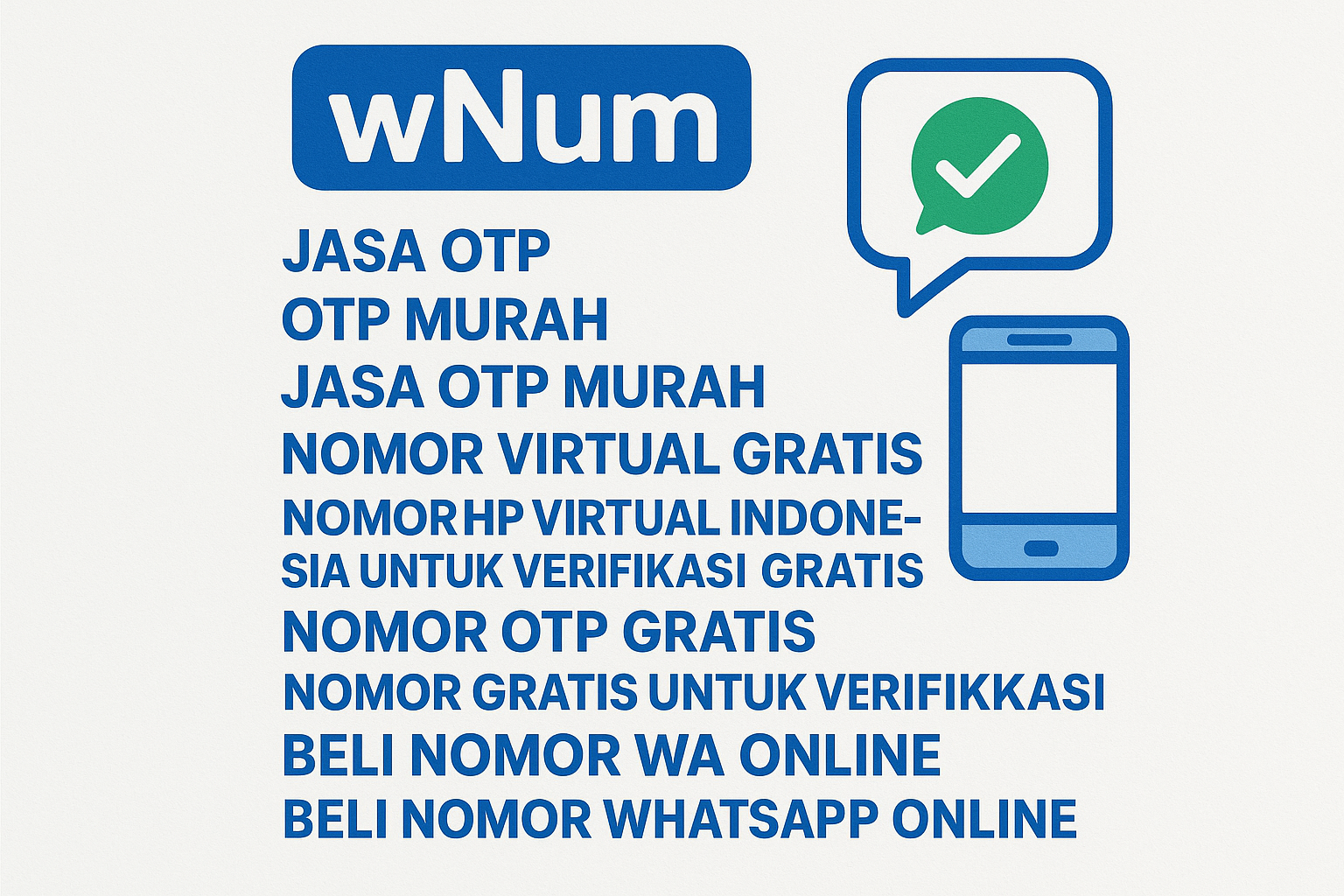 nomor gratis untuk verifikasi dan beli nomor wa online